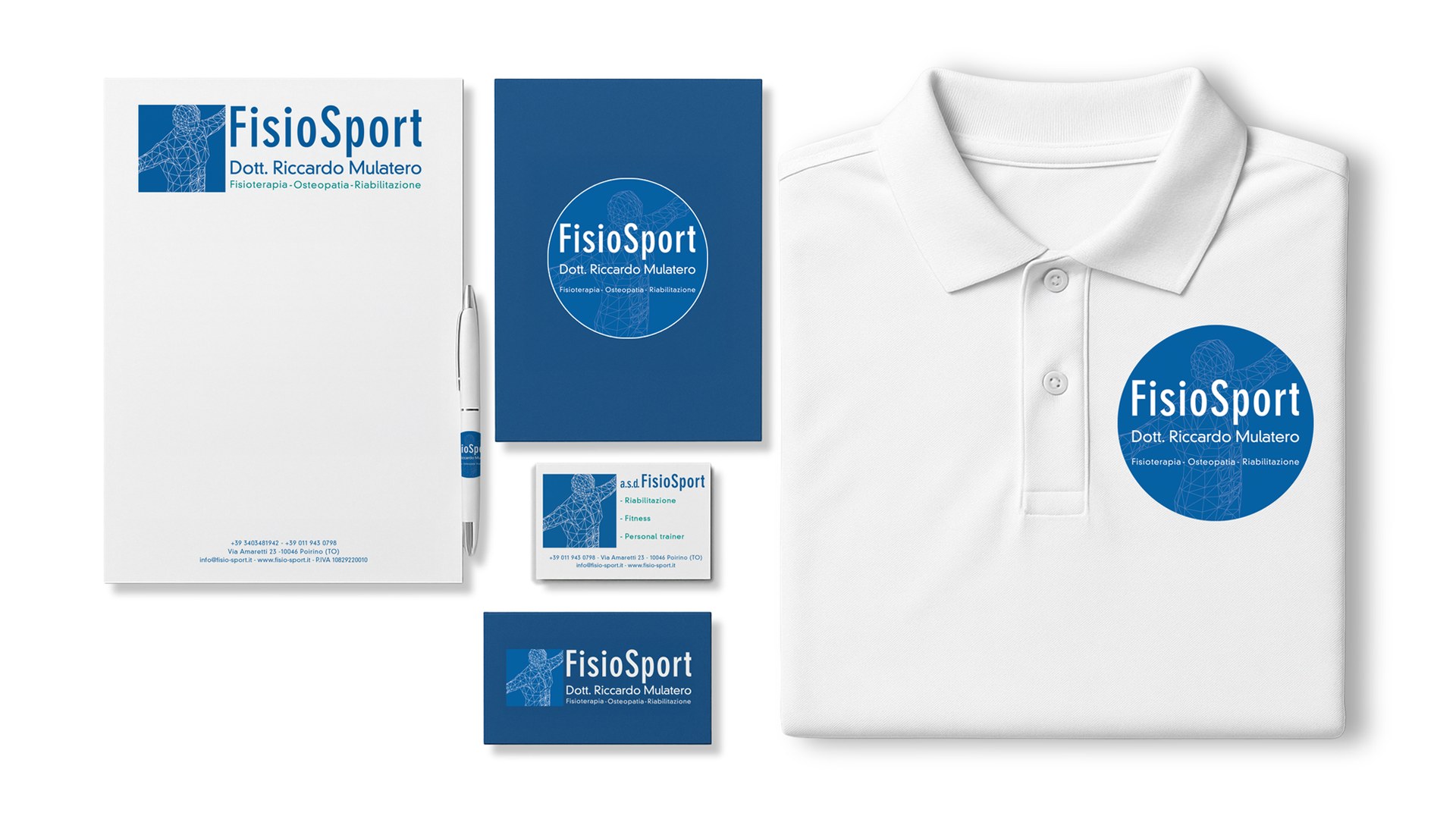 FisioSport – Identità visiva – tavola 2