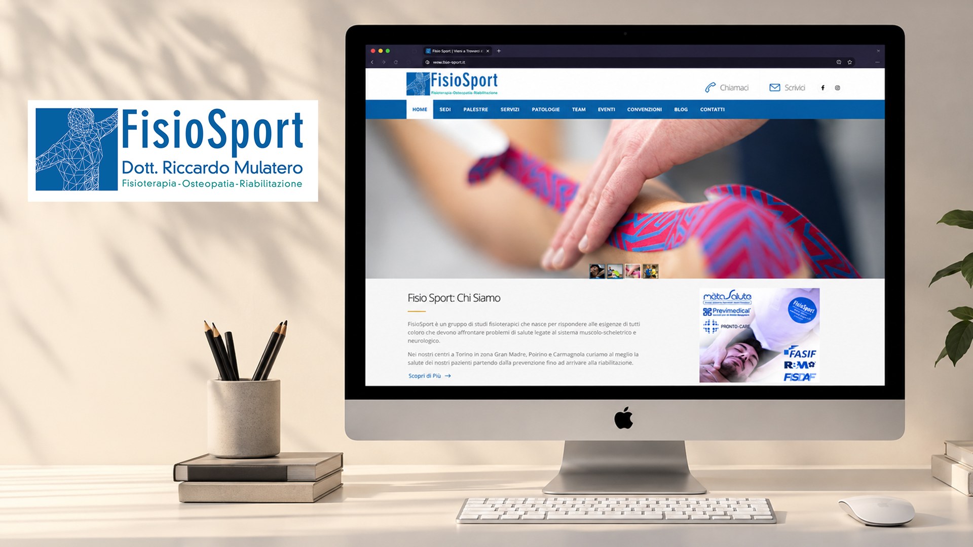 FisioSport – Identità visiva – tavola 4