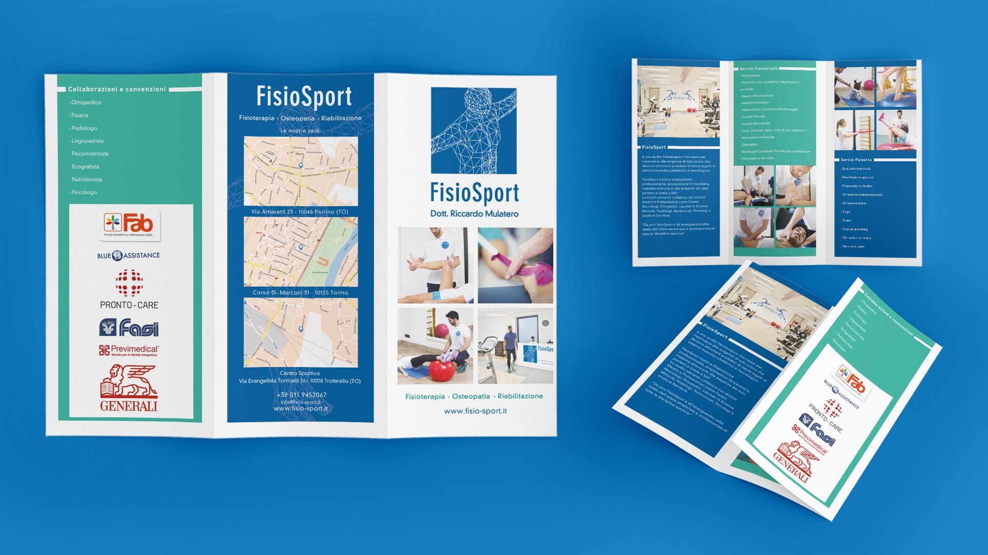 FisioSport – Identità visiva – tavola 5
