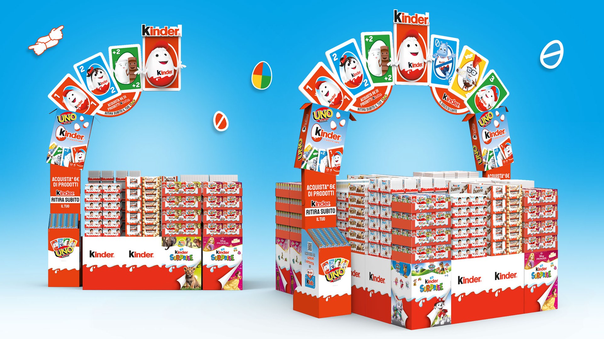 Kinder Time – espositori e materiali per il punto vendita